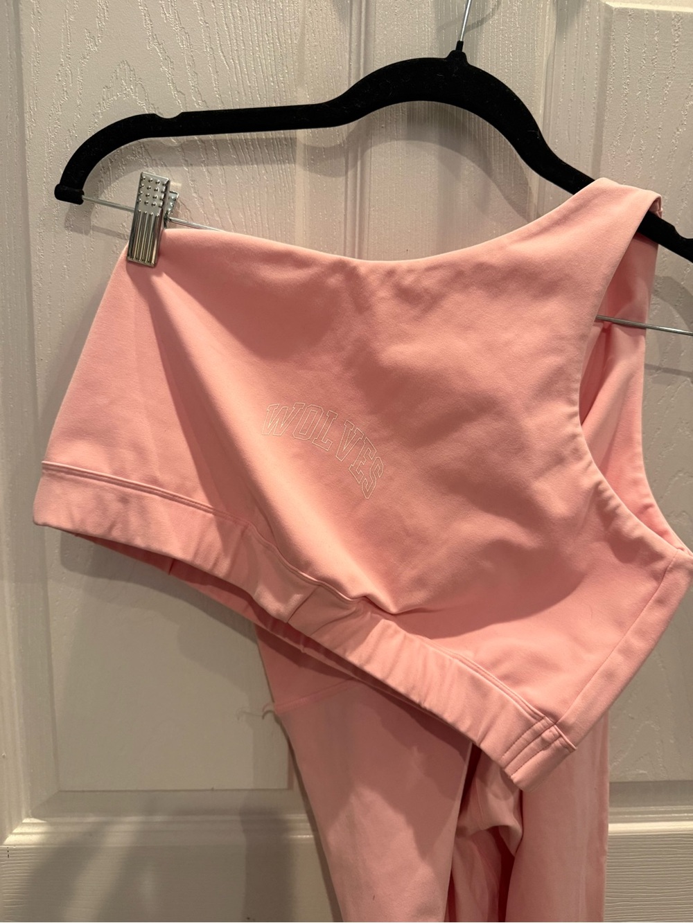 Darc Sport SHE Dual Wolf “Forever Pearl” Energy Leggings & sports bra Pink Pearl